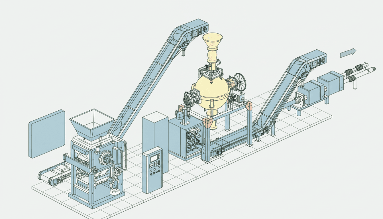 PHANTOM system 3D layout showing all major components