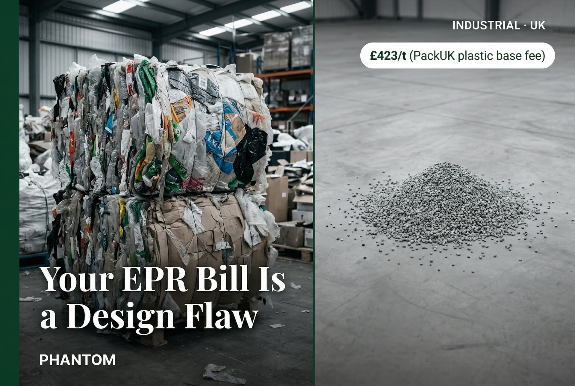 UK EPR plastic packaging compliance — PRN obligations, Plastic Packaging Tax thresholds, and on-site treatment pathway for UK manufacturers and importers