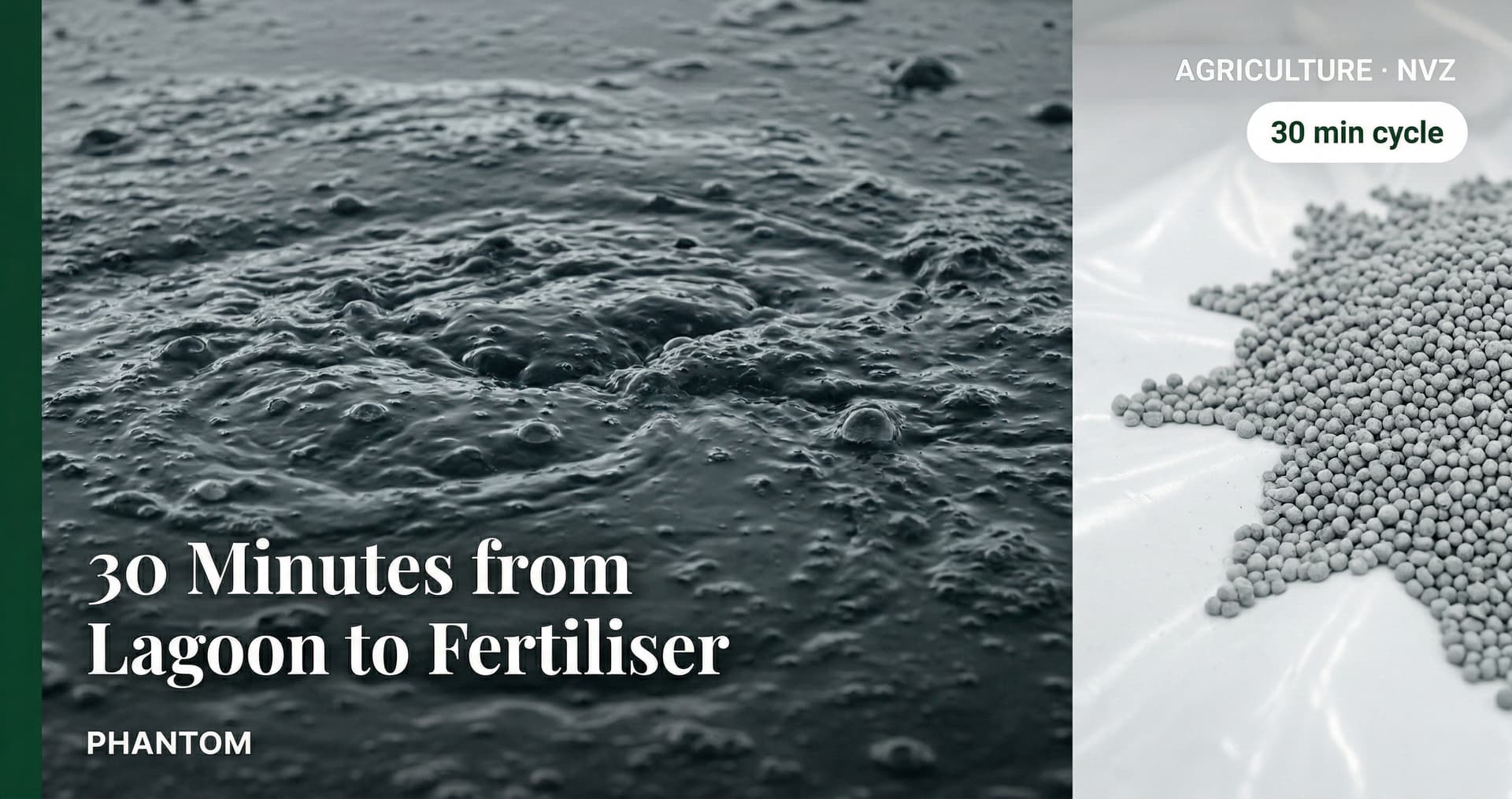 UK livestock farm slurry storage and NVZ compliance — on-site PHANTOM subcritical hydrolysis treatment reducing disposal costs and nitrate leaching liability