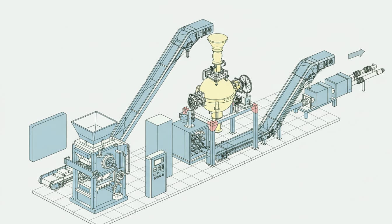 PHANTOM system 3D layout showing all major components