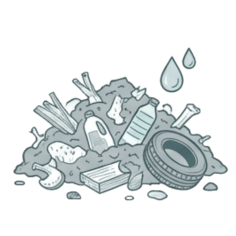 PHANTOM vessel material input — organic waste loaded into sealed hydrolysis vessel