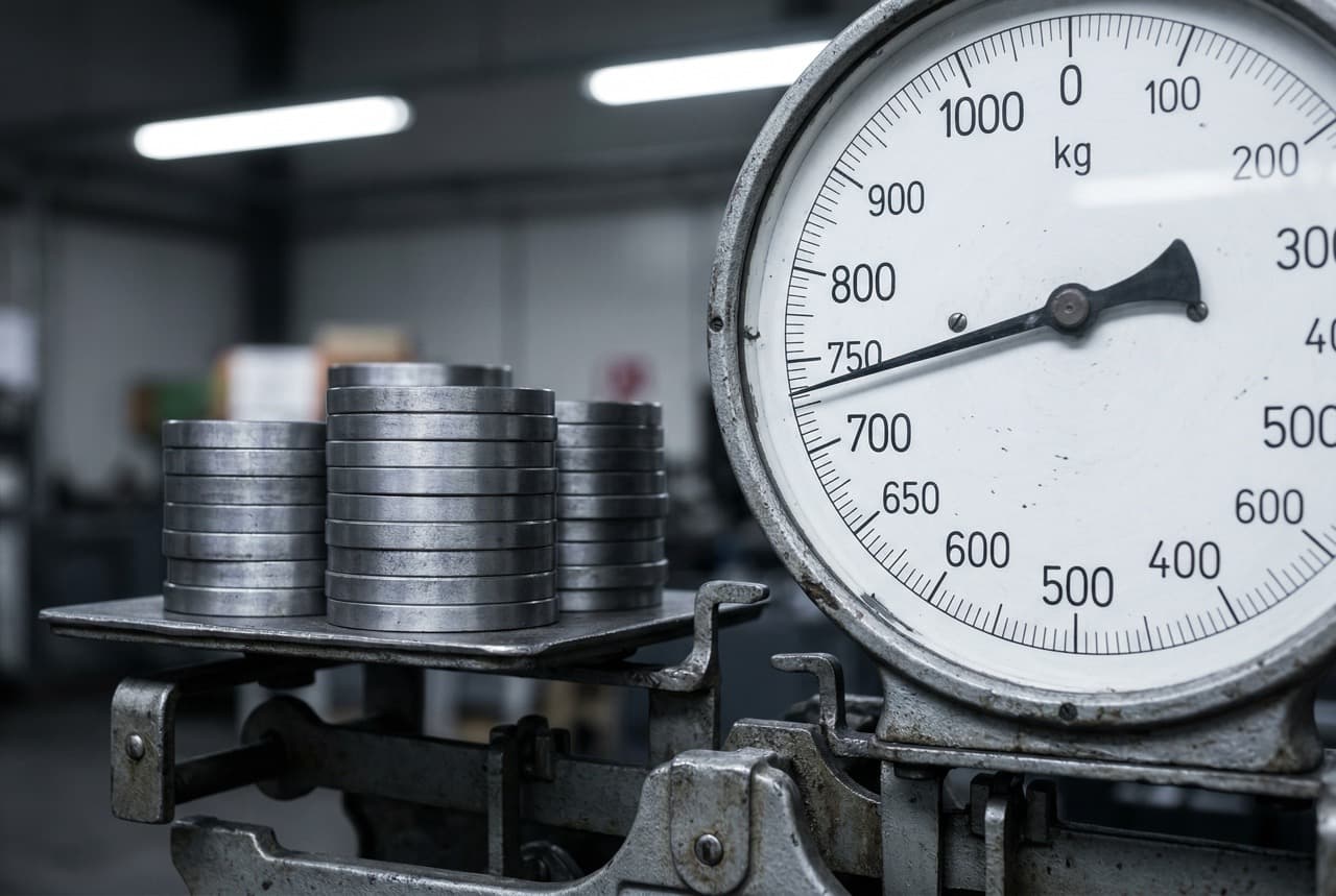 Weighbridge scale with industrial waste bins — illustrating the rising cost-per-tonne of EfW incineration from 2028 as UK ETS carbon allowance obligations are passed through to waste generators in gate fee surcharges